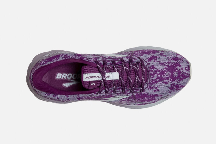 Brooks Adrenaline Gts 21 Road Löparskor Dam - Lila/Silver - 0436-YWQUH